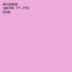 #ECABDB - Lavender Pink Color Image